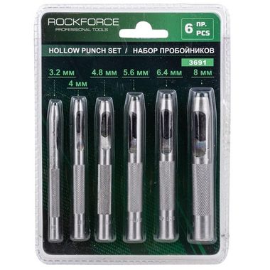 Набор пробойников, 6пр. RockForce##Rock FORCE RF-3691