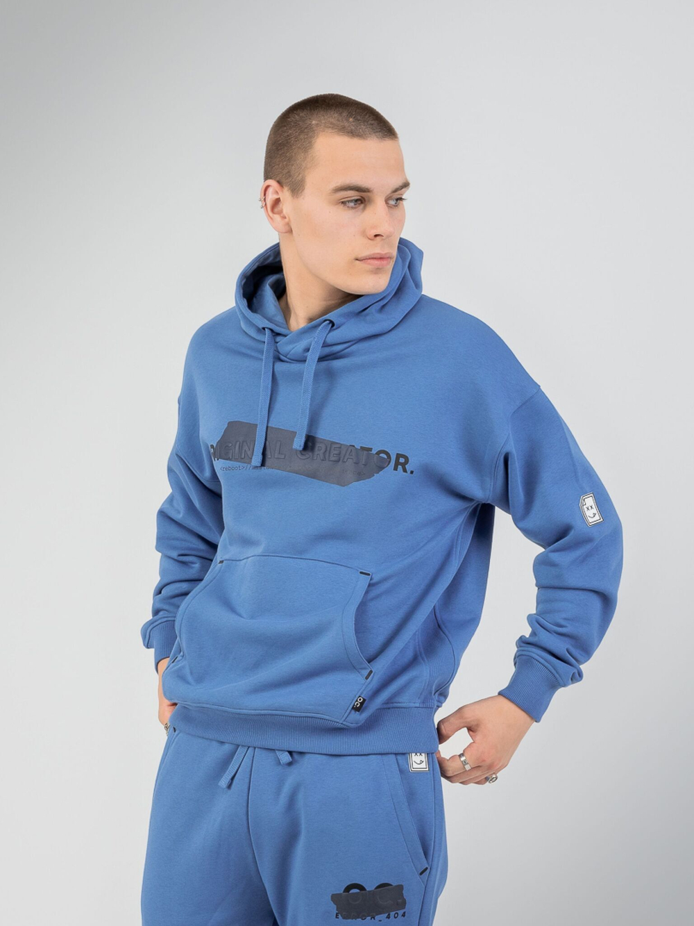 Худи мужское ORIGINAL CREATOR ERROR_404 HOODIE, Синий