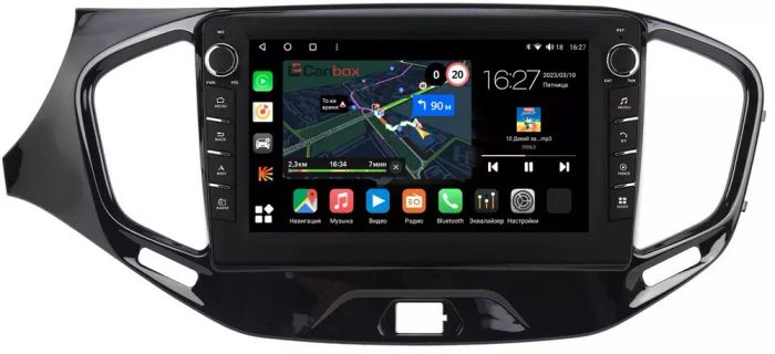 Магнитола для Lada Vesta 2015-2022, Vesta Cross - Canbox 9109/9109-1 Android 10, Быстрая, CarPlay, 4G SIM-слот