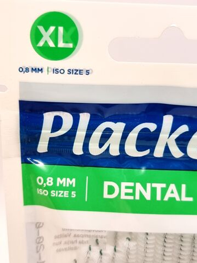 Межзубные ершики Plackers Dental Brush XL 0,8 мм 24 шт. зеленая