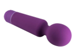 Фиолетовый wand-вибратор - 15,2 см.