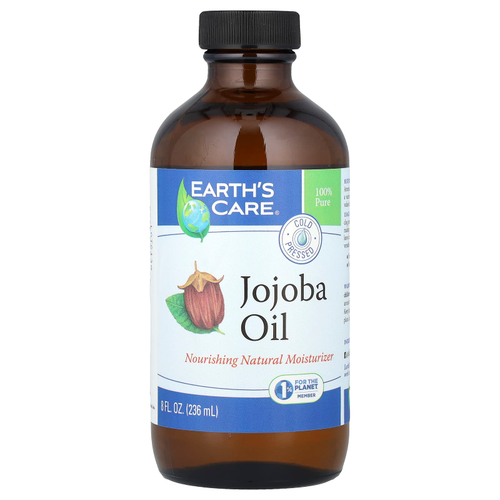 Earth's Care, 100% чистое масло жожоба, холодный отжим, 236 мл (8 жидк. унций)