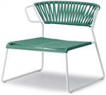 Кресло лаунж плетеное Scab Design Lisa Lounge Filo, лен, ментоловый