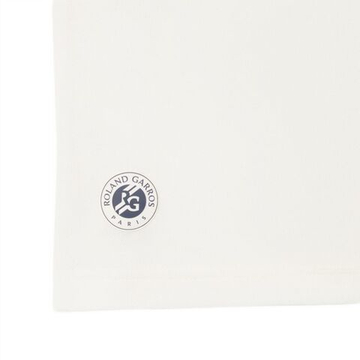 Мужское теннисное поло Lacoste Roland-Garros Edition Petit Pique - white