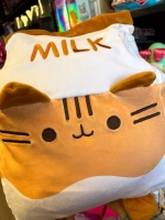 Мягкая игрушка Пушин Кот Кэт плюшевый котик коктейль молоко