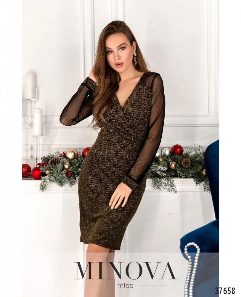 Платье 2157-золото Minova