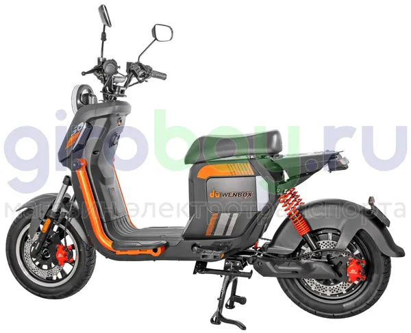 Электроскутер WENBOX U2 1500W (60V/45Ah) - Чёрный фото №6