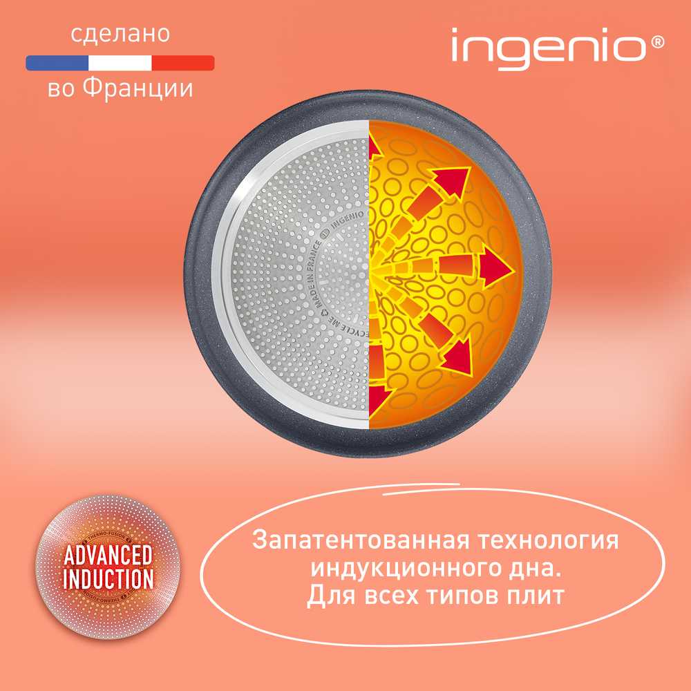 Сковорода Tefal Ingenio Natural Force 24 см L3960402