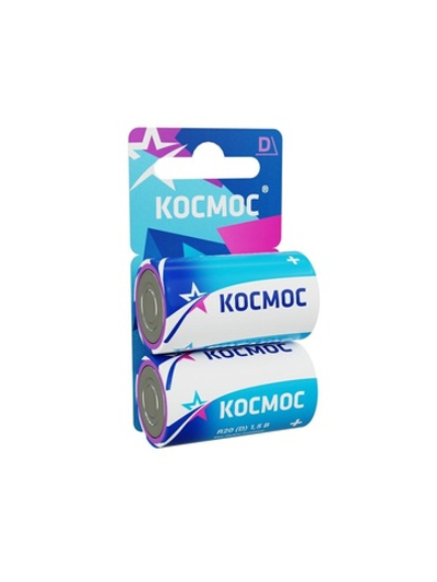 Элемент питания солевой D/R20 (блист.2шт) КОСМОС KOCR202BL