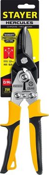 STAYER Hercules, 250 мм, прямые ножницы по металлу, Professional (2320)