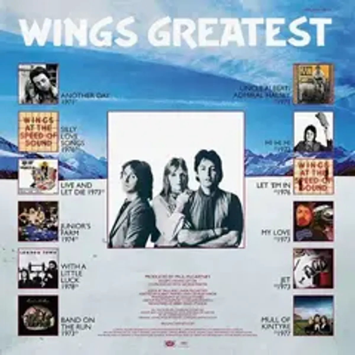 Виниловая пластинка. Paul McCartney - Wings Greatest