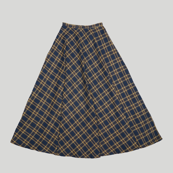 A-line Skirt Dark-Blue