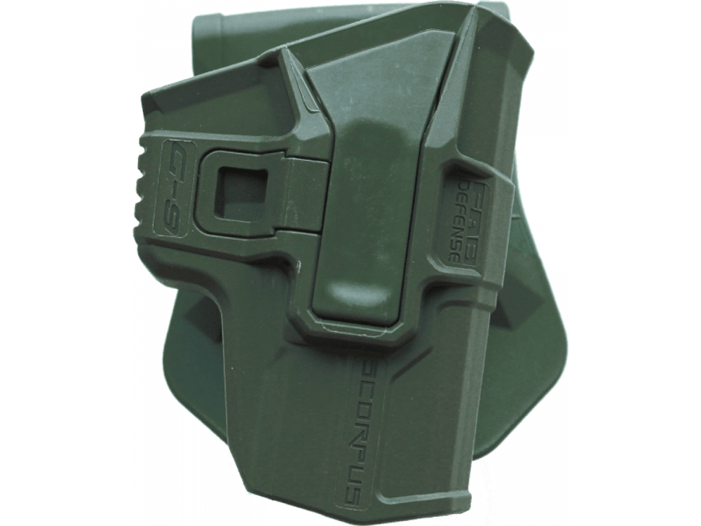 Кобура для Glock 9 мм (правша), зеленый, Fab Defense