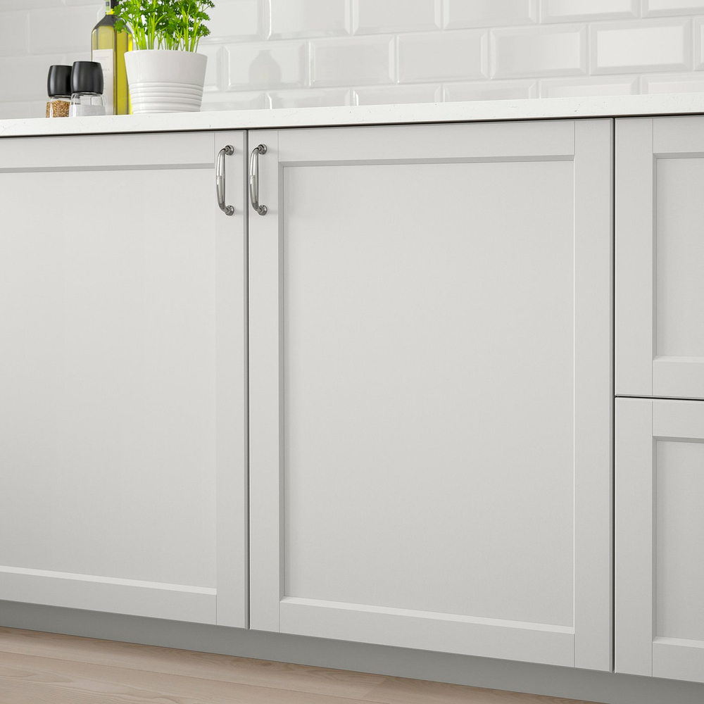 IKEA LERHYTTAN  (ИКЕА ЛЕРХЙТТАН)  -  Дверца - светло-серая 40x40 см