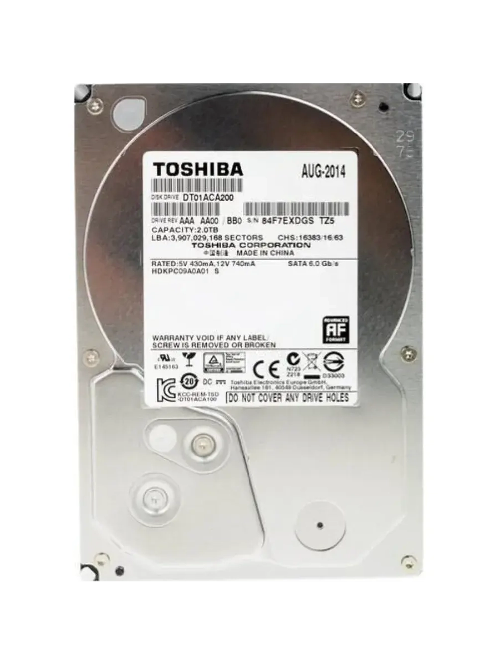 3.5" 2 ТБ Жетский диск DT01 DT01ACA200
