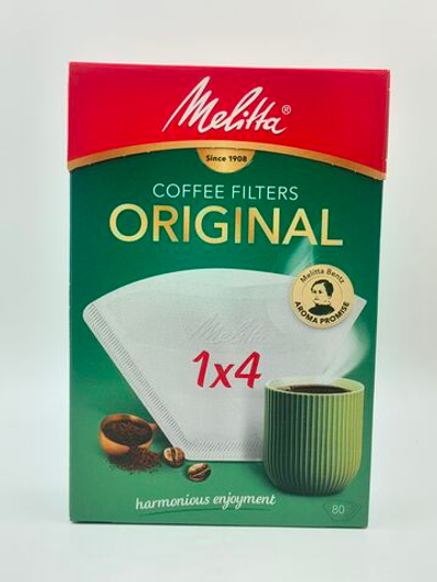 Melitta Фильтры для кофе 1х4 Original 80 шт. (Из Финляндии)