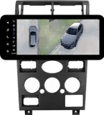 Магнитола для Ford Mondeo 3 2000-2006 (кондиционер) - Teyes LUX ONE 360 монитор 12.3" 2K QLED на Android 10, Быстрая, CarPlay, 4G SIM-слот, 4 камеры в комплекте