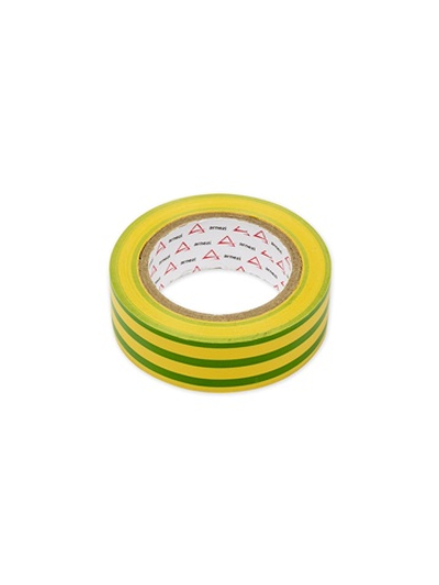 Изолента ПВХ 19 мм x10 м толщина 130 мик желто-зеленая ARNEZI R8030504