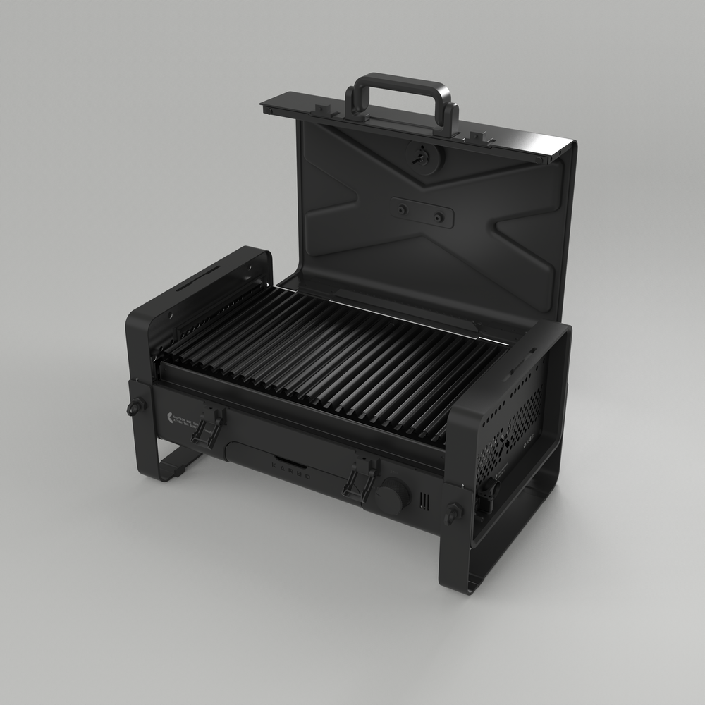 Газовый гриль портативный Karbo Grill X1 Black