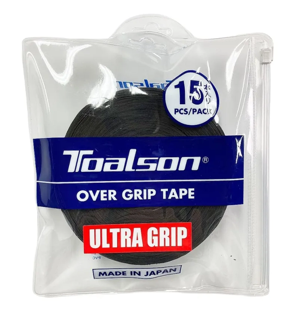 Теннисные намотки Toalson UltraGrip 15P - black