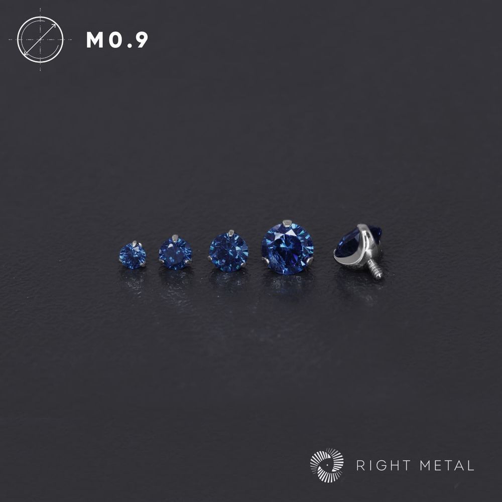 Cubic Zirconia Sapphire Blue Cubic Zirconia Sapphire Blue