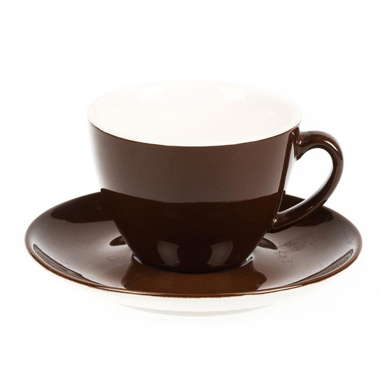 Чайная пара 180 мл коричневая d 8,6 см h6,4 см Barista (Бариста) P.L. Proff Cuisine [6]