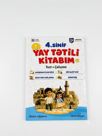 4-cü sinif Yay tətili kitabım. Test + çalışma