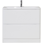 Тумба под раковину BelBagno 80 ACQUA-800-2C-PIA-BL Bianco Lucido