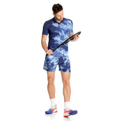 Мужские теннисные шорты adidas Melbourne Ergo Graphic Shorts Men - Blue, White