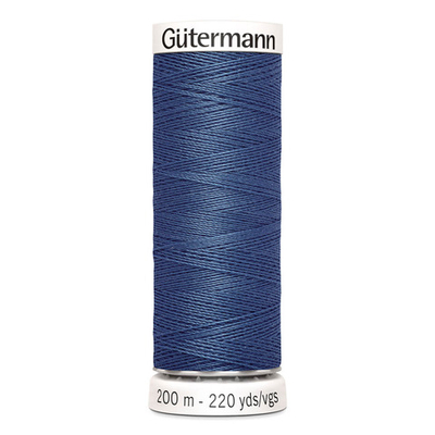 Нитки универсальные Gutermann Sew-all 100 (200 метров), 5 кат. | 068 серо-синий