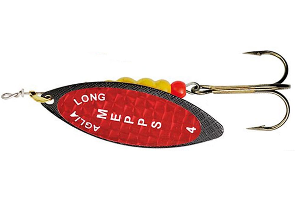 Блесна вращ. Mepps AGLIA LONG REDBO, 4, Black