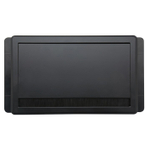 Настольный встраиваемый розеточный блок Spring 8 мод. (4 мод. 45х45),  черный