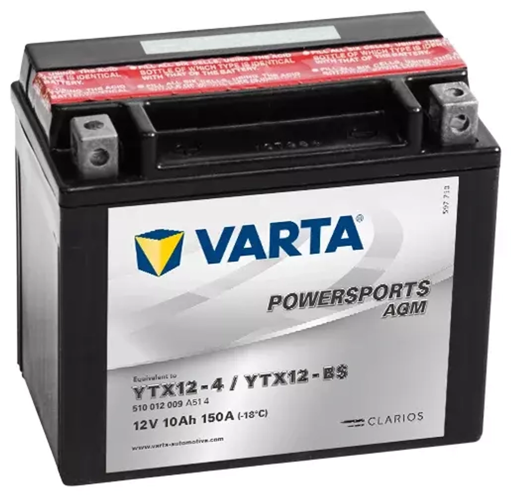 Аккумулятор AGM YTX12-BS