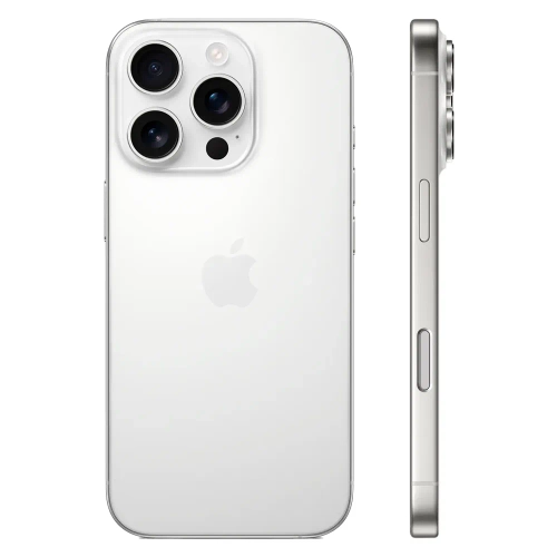 Смартфон Apple iPhone 16 Pro 1TB, Nano-SIM + eSIM, White Titanium (Титановый белый)