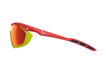 Спортивные очки с диоптриями 720armour Analog Pro / Matte Neon Yellow Green / Matte Neon Red Orange / Matte Neon Lime Green Gasket / Smoke Full Red Ti Lens