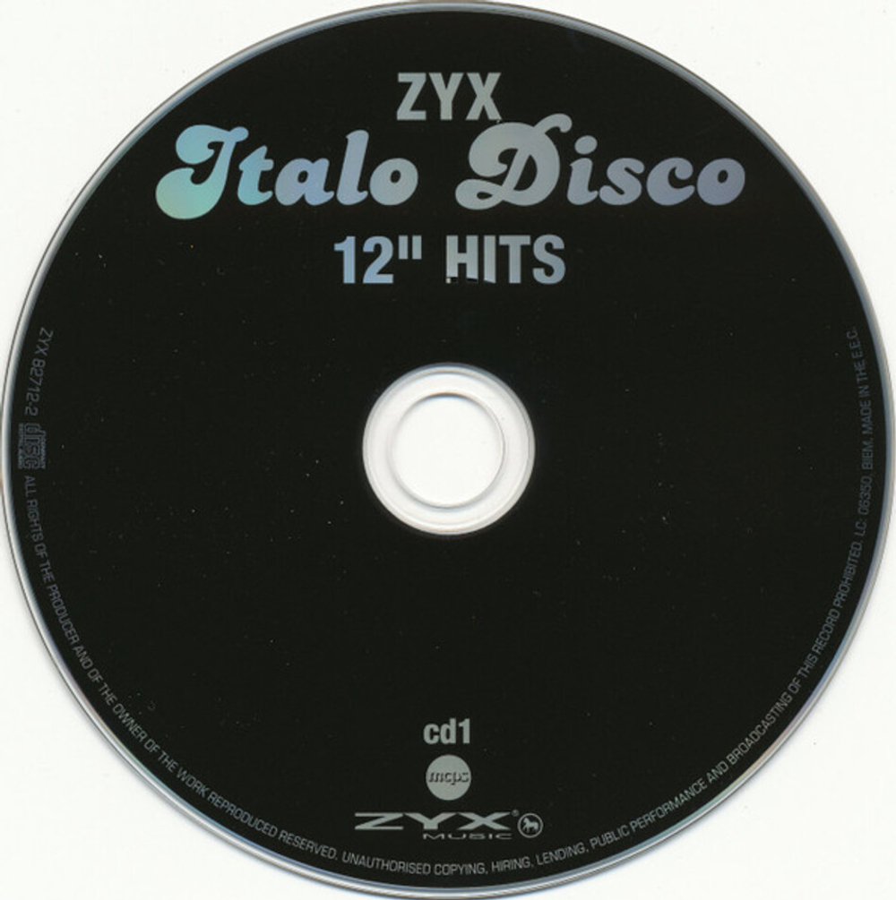 Сборник / ZYX Italo Disco 12" Hits (Greatest Hits & B-Side Rarities)(2CD)