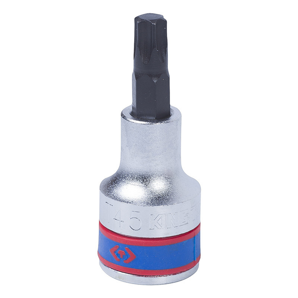 KING TONY (402345) Насадка (бита) торцевая 1/2", L = 60 мм, TORX, T45