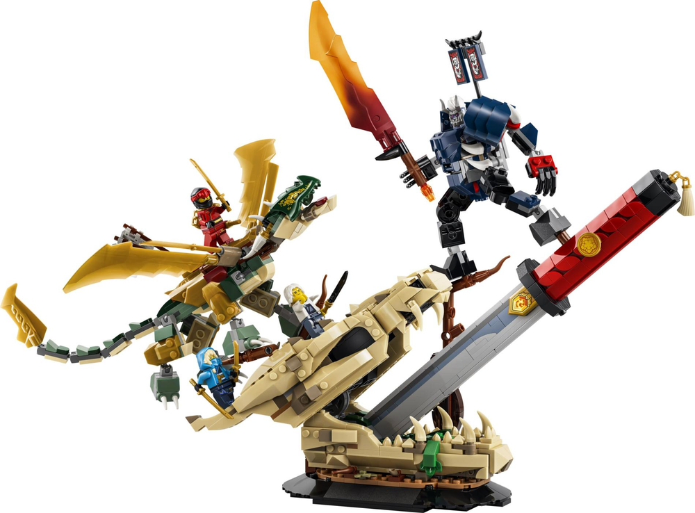 Конструктор Лего Ниндзяго Битва клинков дракона 71871 | LEGO NINJAGO Battle at the Dragon’s Blade | 1016 деталей | 9+