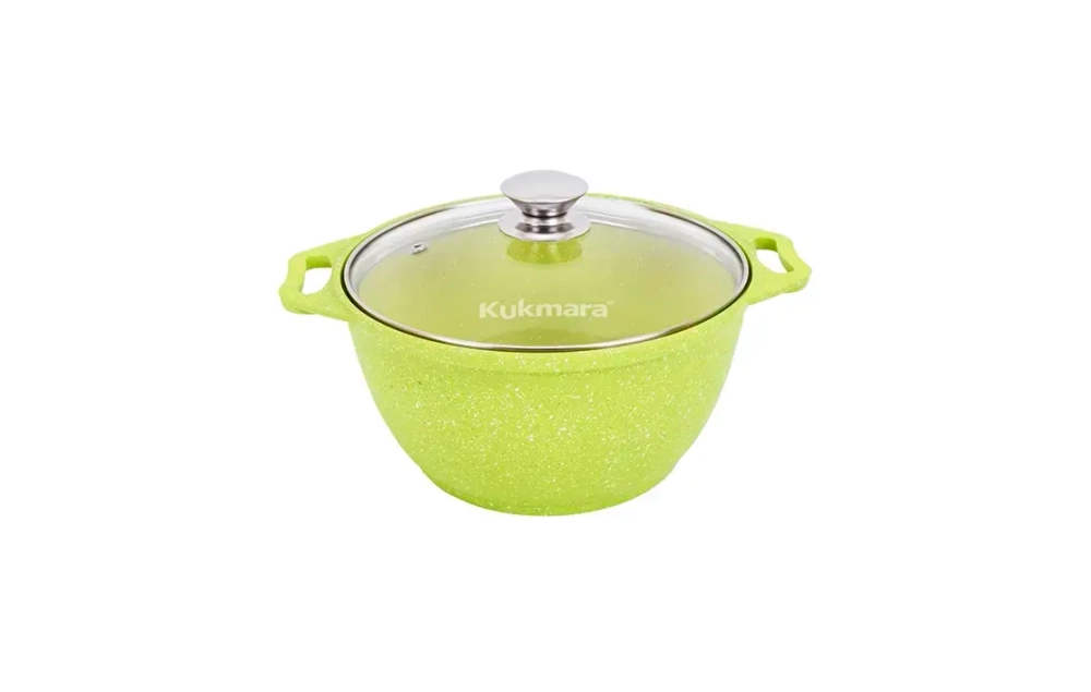 Кастрюля 2л «Trendy style» (lime) со стеклянной крышкой к21tsl