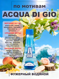 ACQUA DI GIO / Аква Ди Джио духи мужские RENI №266, флакон 100мл