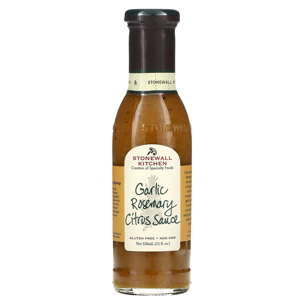 Stonewall Kitchen, цитрусовый соус с чесноком и розмарином, 330 мл (11 жидк. унций)