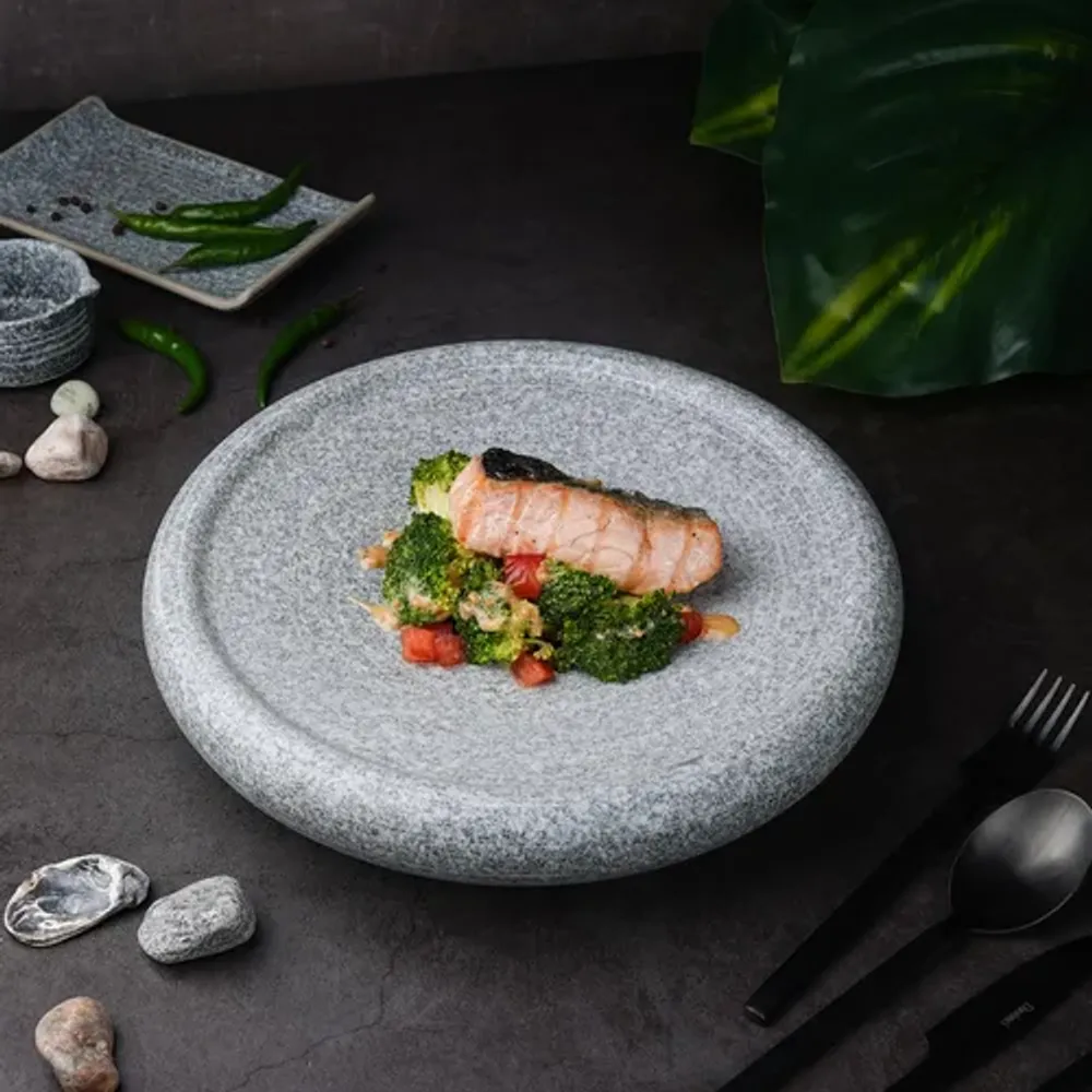 Блюдо круглое d 28,2 см h6,2 см Stone Untouched Taiga P.L. Proff Cuisine [1]