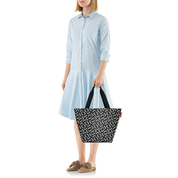 Сумка shopper m signature black