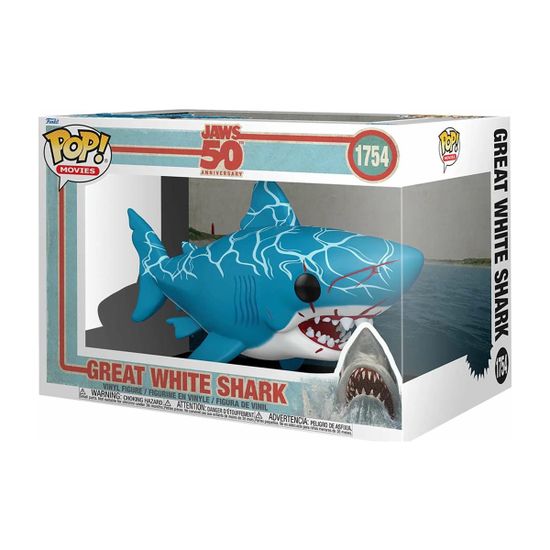 Фигурка Funko POP! Movies Jaws 50th Great White Shark (Retro) 6" (1754) 83973 — упаковка / варианты серии