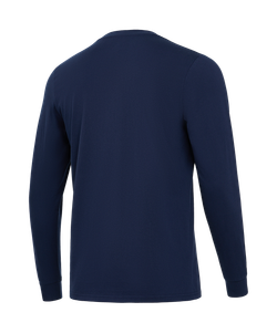 Футболка баскетбольная с длинным рукавом DIVISION PerFormDRY Pre-Match Longsleeve Jersey, темно-синий