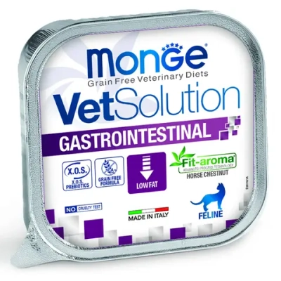 Диетический корм Monge VetSolution Cat Gastrointestinal для кошек при заболеваниях ЖКТ