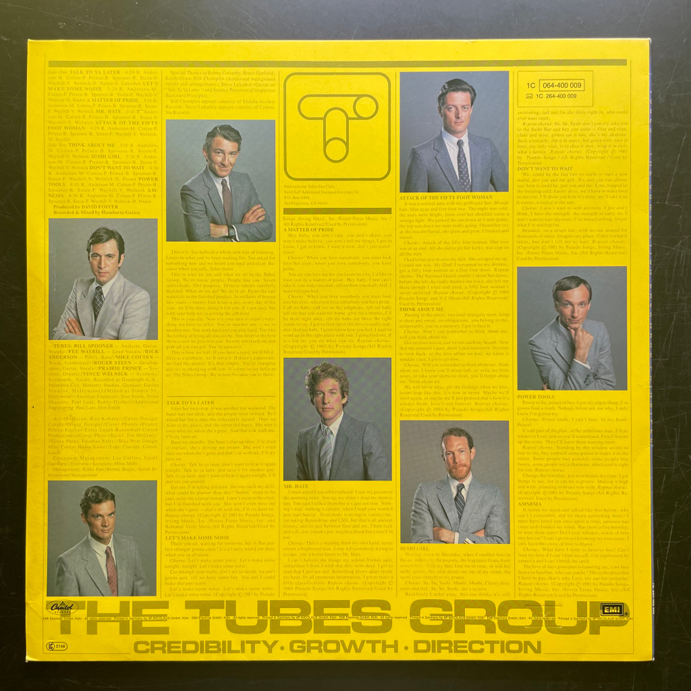 Tubes - The Completion Backward Principle (Германия 1981г.)