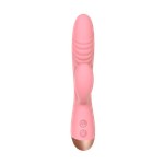 Вибратор-кролик Elali розовый от WOOOMY (18 *3 см.)