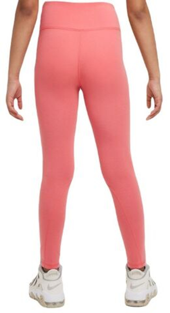Штаны для девочки теннисные Nike Sportswear Favorites Graphix High-Waist Legging - Оранжевый