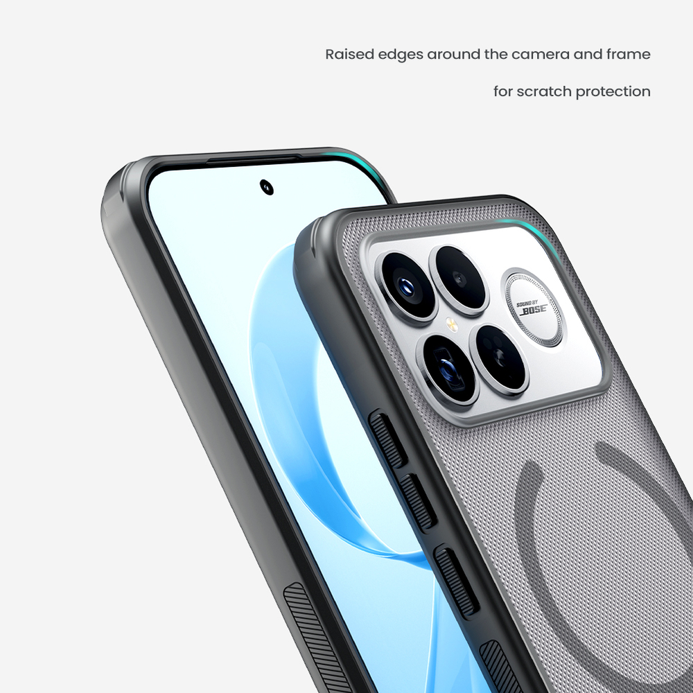 Чехол тонированный c MagSafe для Xiaomi Poco F8 Ultra и Redmi K90 Pro Max, серия Super Frosted Shield Pro Magnetic (Clear version) от Nillkin